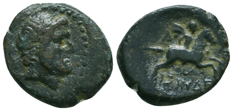 Greek Coins. 4th - 3rd century B.C. AE


Condition: Very Fine



 Weight: 6.05 g...