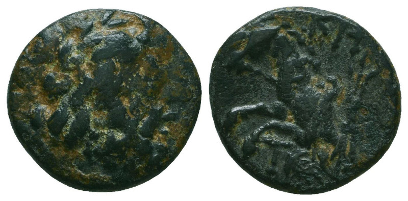 Greek Coins. 4th - 3rd century B.C. AE


Condition: Very Fine



 Weight: 3.16 g...