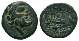 Greek Coins. 4th - 3rd century B.C. AE


Condition: Very Fine



 Weight: 2.69 gr Diameter: 15.9 mm