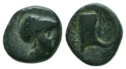 Greek Coins. 4th - 3rd century B.C. AE


Condition: Very Fine



 Weight: 2.21 gr Diameter: 11.9 mm