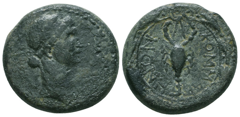 Roman Provincial Coins, Ae
Reference:



Condition: Very Fine



 Weight: 14.40 ...