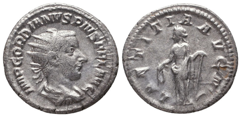 Gordian III. A.D. 238-244. AR antoninianus
Reference:



Condition: Very Fine


...