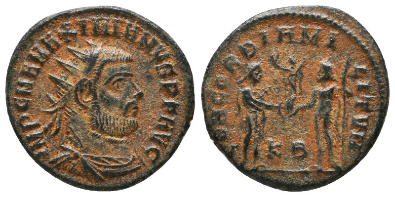 Maximianus. A.D. 286-305. AE antoninianus

Reference:

Condition: Very Fine



 ...