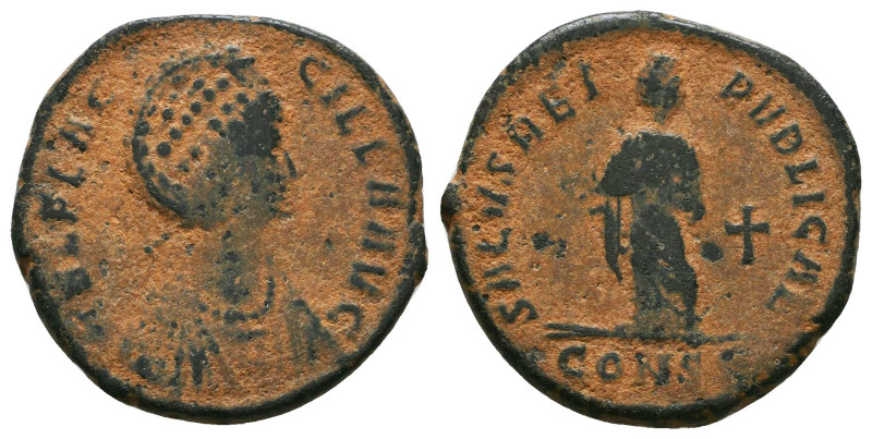 Aelia Flaccilla. Augusta, A.D. 379-386/8. AE majorina

Reference:

Condition: Ve...