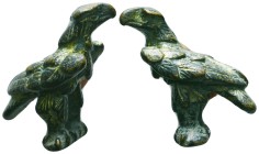 Ancient Roman Bronze Eagle !
Reference:

Condition: Very Fine

Weight: 17 gr Diameter: 31.2 mm
