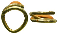 Ancient Roman or Byzantine Gold Pin
Reference:

Condition: Very Fine

Weight: 2.3 gr Diameter: 16 mm