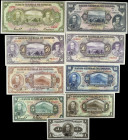 BOLIVIA. Lot of (9). Banco Central de Bolivia. 1 to 500 Bolivianos, 1928. P-Various. About Uncirculated.
Estimate $200.00 - $400.00