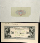 CANADA. Lot of (2). The Canadian Bank of Commerce. 50 Dollars, 1917-35. P-Unlisted. Proof. About Uncirculated.
Included in this lot are a die print o...