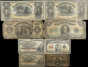 CANADA. Lot of (8). The Dominion of Canada. 25 Cents & 1 Dollar, Mixed Dates. P-Various. Very Good to Very Fine.
An impressive grouping of eight Domi...