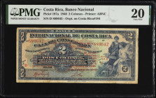 COSTA RICA. Banco Internacional de Costa Rica. 2 Colones, 1940. P-197a. PMG Very Fine 20.
Estimate $125.00 - $250.00