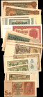GERMANY. Lot of (18). Mixed Banks. Mixed Denominations, Mixed Dates. P-Various. Fine to About Uncirculated.
A grouping of eighteen German notes, whic...