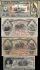 GUATEMALA. Lot of (4). Mixed Banks. 1 Peso, 1900-20. P-S101a, S101b, S173c & S175. Fine to About Uncirculated.
SOLD AS IS/NO RETURNS. 
Estimate $200...