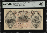 GUATEMALA. El Banco Agricola Hipotecario. 1 Peso, 1920. P-S101b. PMG Very Fine 30.
Estimate $75.00 - $125.00