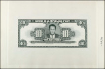 HAITI. Banque de La Repulique d'Haiti. 10 Dollars, 1983. P-242. Die Proof.
Estimate $200.00 - $400.00