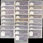 INDIA. Lot of (25). Government of India. 1 Rupee, Mixed Dates. P-Various. Very Fine.
An impressive grouping of 25 notes, which are all varieties of P...
