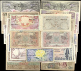 INDONESIA. Lot of (29). Bank Indonesia. Mixed Denominations, 1952-59. P-Various. Fine to Choice Extremely Fine.
A large assortment of notes, which co...
