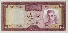 IRAN. Bank Markazi Iran. 100 Rials, ND (1971-1973). P-91c. Uncirculated.
Estimate $100.00 - $200.00