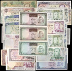 IRAN. Lot of (32). Bank Markazi Iran. Mixed Denominations, 1969-76. P-Various. Fine to Extremely Fine.
An impressive offering of 32 notes from Iran. ...