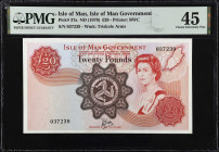 ISLE OF MAN. Isle of Man Government. 20 Pounds, ND (1979). P-37a. PMG Choice Extremely Fine 45.
Estimate $200.00 - $300.00