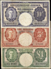 JAMAICA. Lot of (3). Government of Jamaica. Mixed Denominations, 1940-58. P-37a, 39 & 41a. Fine.
SOLD AS IS/NO RETURNS. 
Estimate $100.00 - $200.00