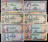 JAMAICA. Lot of (12). Bank of Jamaica. Mixed Denominations, 1976-99. P-Various. Uncirculated.
Included in this lot are P-73d; 72g; 72b; 71e; 60a; 62;...