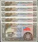WESTERN SAMOA. Lot of (5). Bank of Western Samoa. 5 Pounds, 2020. P-15rp. Consecutive. Uncirculated.
Estimate $60.00 - $80.00