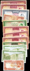 MIXED LOTS. Iran, Lebanon & Oman. Lot of (12). Mixed Banks. Mixed Denominations, Mixed Dates. P-Various. Fine to About Uncirculated.
A dozen Oman not...