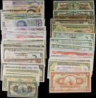 MIXED LOTS. Lot of (45). Mixed Banks. Mixed Denominations, Mixed Dates. P-Various. Very Good to Uncirculated.
A large grouping of South & Central Ame...