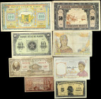 MIXED LOTS. Lot of (15). Mixed Banks. Mixed Denominations, Mixed Dates. P-Various. Fine to Very Fine.
Included in this lot are Morocco P-25, 26 and 2...