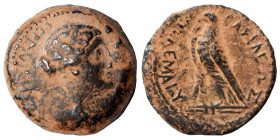 PTOLEMAIC KINGS OF EGYPT. Berenike II, circa 244/3-221 BC. Tritartemorion (bronze, 7.38 g, 20 mm), uncertain mint on the Levantine Coast. BEPENIKHΣ [B...
