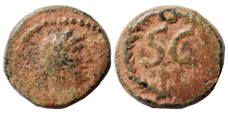 SYRIA, Seleucis and Pieria. Antioch. Hadrian. 117-138. Half-Quadrans (bronze, 1....