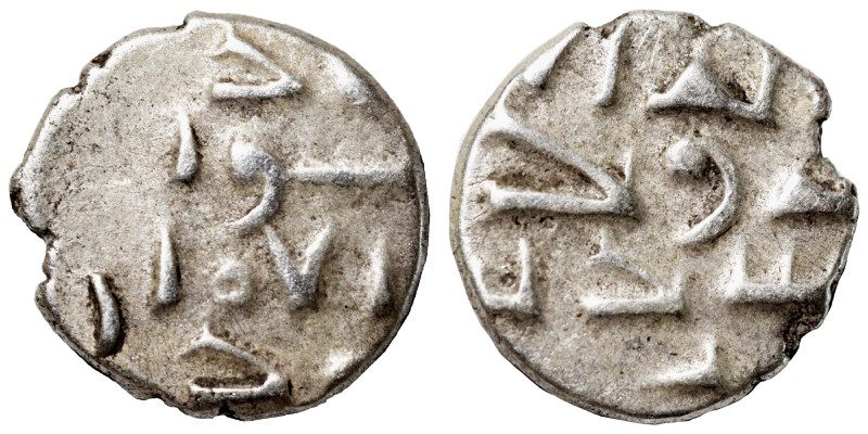 Amirs of Sindh, Habbarids. Ca. late 10th/early 11th c. AR damma (silver, 0.44 g,...