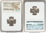 MACEDONIAN KINGDOM. Alexander III the Great (336-323 BC). AR drachm (18mm, 4h). NGC VF. Posthumous issue of Lampsacus, ca. 310-301 BC. Head of Heracle...