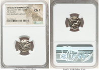 MACEDONIAN KINGDOM. Alexander III the Great (336-323 BC). AR drachm (17mm, 6h). NGC Choice Fine, scratches. Posthumous issue of Sardes, ca. 319-315 BC...