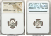 MACEDONIAN KINGDOM. Alexander III the Great (336-323 BC). AR drachm (18mm, 11h). NGC Fine, scuffs. Late lifetime-early posthumous issue of Colophon, c...