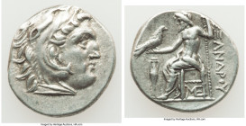 MACEDONIAN KINGDOM. Alexander III the Great (336-323 BC). AR drachm (18mm, 4.24 gm, 1h). XF. Posthumous issue of Lampsacus, ca. 310-301 BC. Head of He...
