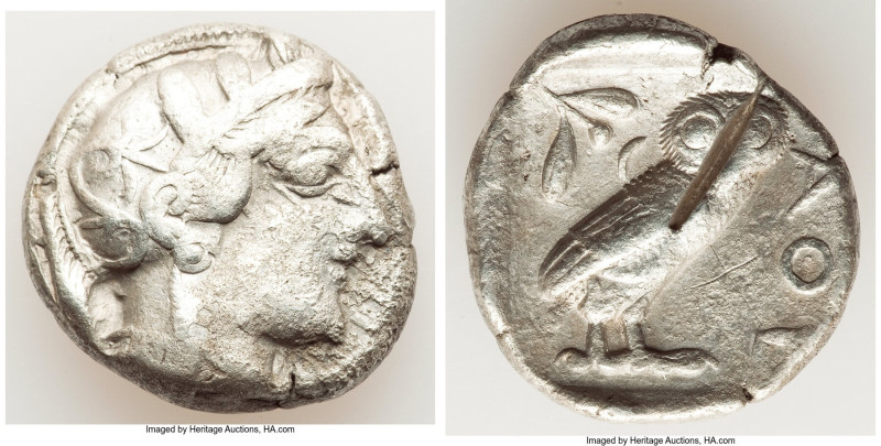 NEAR EAST or EGYPT. Ca. 5th-4th centuries BC. AR tetradrachm (26mm, 16.97 gm, 8h...