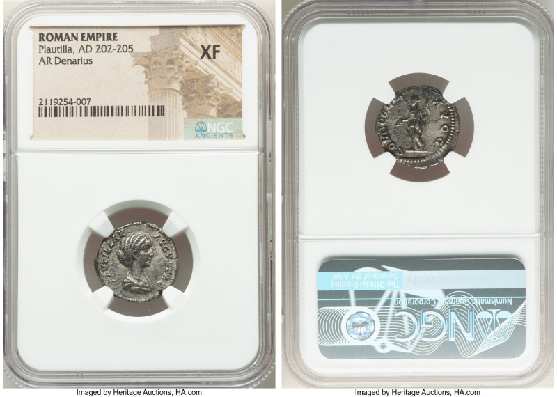 ANCIENT LOTS. Roman Imperial. Lot of five (5) AR denarii. NGC Fine-XF Includes: ...