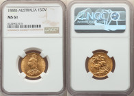 Victoria gold Sovereign 1888-S MS61 NGC, Sydney mint, KM10. 

HID09801242017

© 2022 Heritage Auctions | All Rights Reserved
