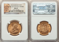George V gold 10 Dollars 1913 MS63 NGC, Ottawa mint, KM27. Ex. Bank of Canada Hoard 

HID09801242017

© 2022 Heritage Auctions | All Rights Reserved