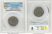 James II tin Farthing ND (1684-1687) VF Details (Environmental Damage) PCGS, KM447, S-3420. 

HID09801242017

© 2022 Heritage Auctions | All Rights Re...