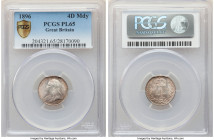 Victoria 4-Piece Certified Prooflike Maundy Set 1896 PCGS, 1) Penny - PL65, S-3947 2) 2 Pence - PL65, S-3946 3) 3 Pence - PL66, S-3945 4) 4 Pence - PL...