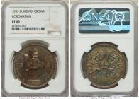 Elizabeth II Proof Crown 1953 PR65 NGC, KM894. Coronation issue. 

HID09801242017

© 2022 Heritage Auctions | All Rights Reserved