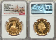 Elizabeth II gold Proof "King James I" 100 Pounds (1 oz) 2022 PR70 Ultra Cameo NGC, KM-Unl. Mintage: 500. British Monarchs series. First Releases. Sol...