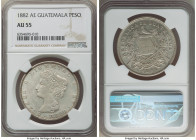 Republic Peso 1882-A.E. AU55 NGC, KM220. Rare two year type. 

HID09801242017

© 2022 Heritage Auctions | All Rights Reserved