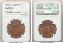 Free State Penny 1935 MS65 Brown NGC, London mint, KM3. 

HID09801242017

© 2022 Heritage Auctions | All Rights Reserved