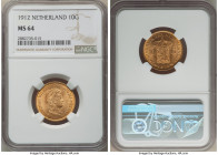 Wilhelmina I gold 10 Gulden 1912 MS64 NGC, KM149. 

HID09801242017

© 2022 Heritage Auctions | All Rights Reserved