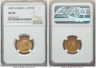 Republic gold 1/2 Pond 1895 AU50 NGC, Pretoria mint, KM9.2. 

HID09801242017

© 2022 Heritage Auctions | All Rights Reserved