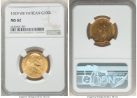 Pius XI gold 100 Lire Anno VIII (1929) MS62 NGC, KM9. 

HID09801242017

© 2022 Heritage Auctions | All Rights Reserved