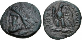 Macedon, Amphipolis, 148 - 31 BC, AE Dichalkon, Zeus & Eagle, ex Cederlind